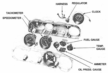 Here's the radio wiring diagram for a 1965 Mustang: http://www.hammar