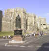 High street front entrance to Windsor castle