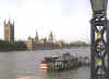 Crossing the Thames on the tour bus