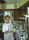 Mom at work in the Kitchen